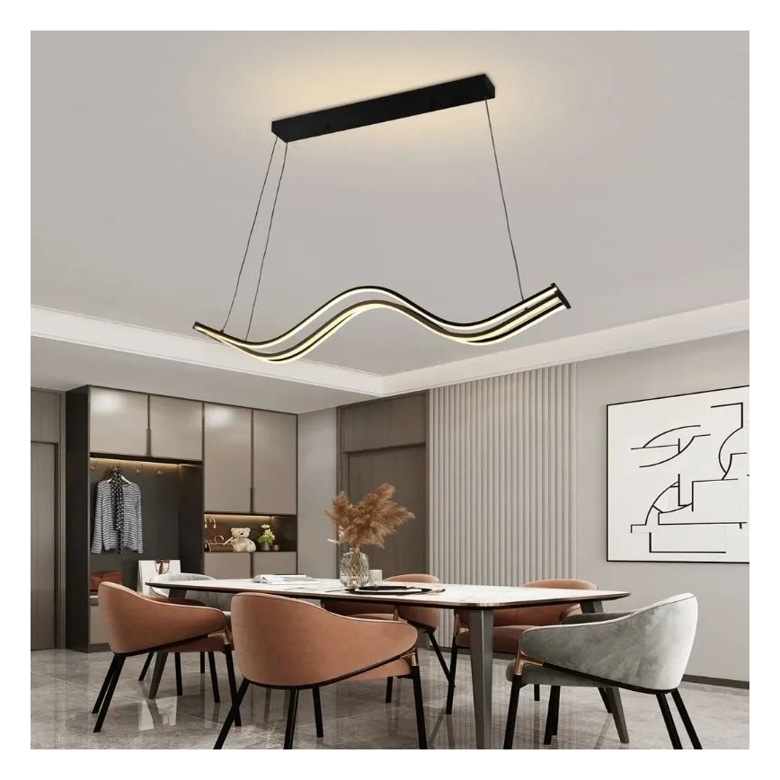Dimbare LED hanglamp aan een koord LED/70W/230V 3000-6500K + afstandsbediening