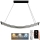 Dimbare LED hanglamp aan een koord LED/70W/230V 3000-6500K + afstandsbediening