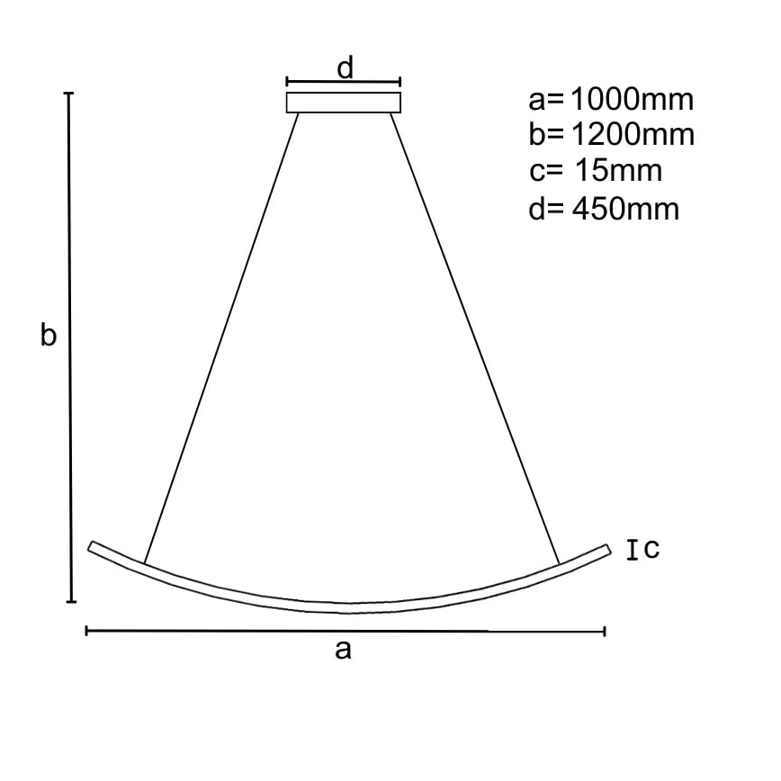 Dimbare LED hanglamp aan een koord LED/70W/230V 3000-6500K + afstandsbediening