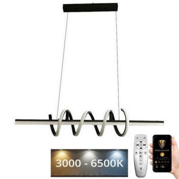 Dimbare LED hanglamp aan een koord LED/70W/230V 3000-6500K + afstandsbediening