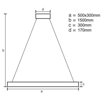 LED Dimbaar kristal Hanglamp aan een touw LED/70W/230V 3000-6500K goud + afstandsbediening