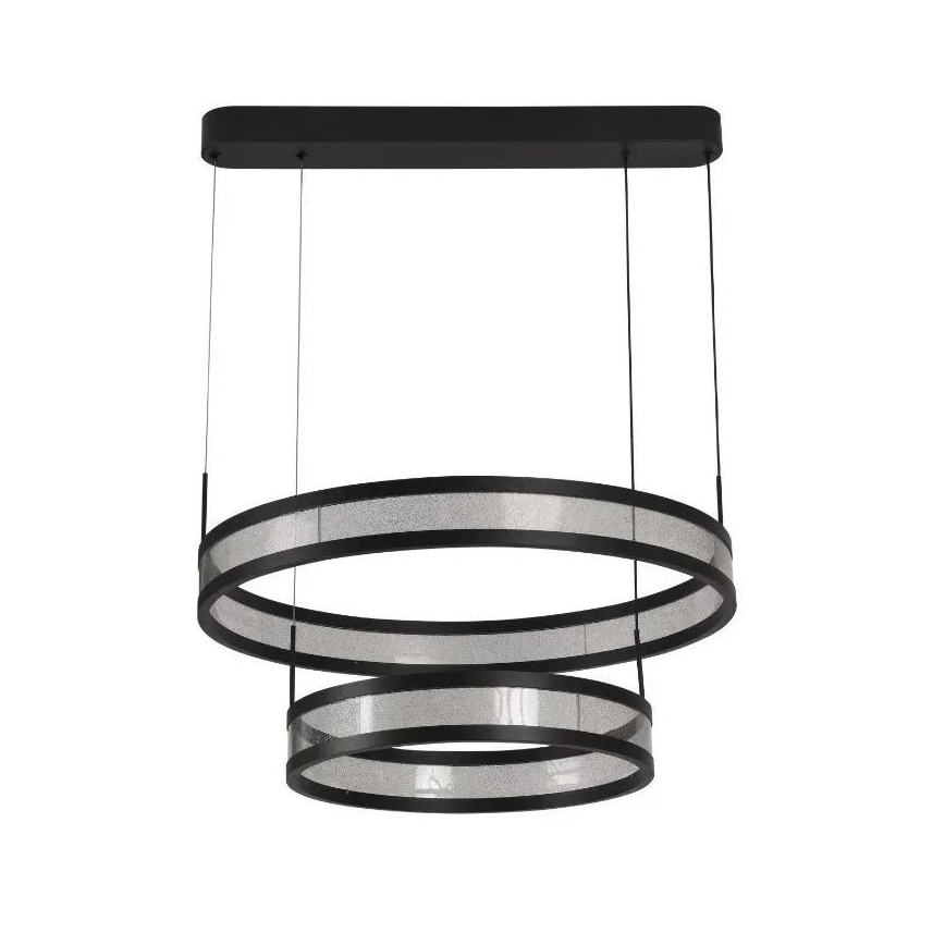 Dimbare LED hanglamp aan een koord LED/70W/230V 3000-6500K zwart + afstandsbediening