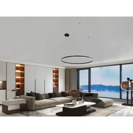 Dimbare LED hanglamp aan een koord LED/72W/230V 3000-6500K + afstandsbediening