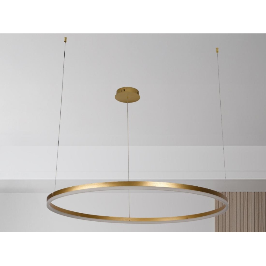 Dimbare LED hanglamp aan een koord LED/72W/230V 3000-6500K diameter 100 cm + afstandsbediening