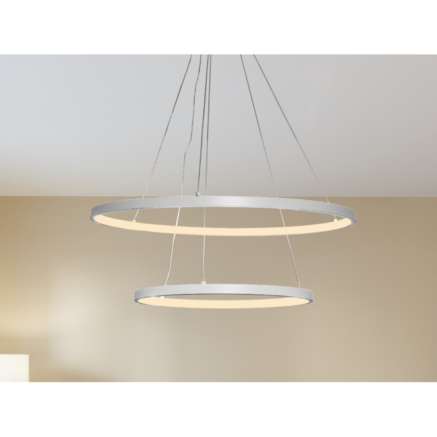 Dimbare LED hanglamp aan een koord LED/75W/230V 3000-6500K diameter 60 cm + afstandsbediening
