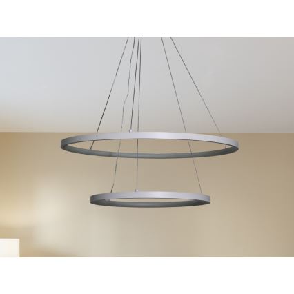 Dimbare LED hanglamp aan een koord LED/75W/230V 3000-6500K diameter 60 cm + afstandsbediening