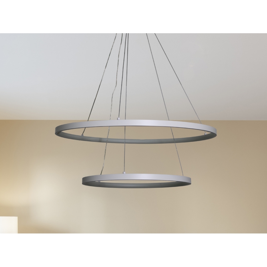 Dimbare LED hanglamp aan een koord LED/75W/230V 3000-6500K diameter 60 cm + afstandsbediening