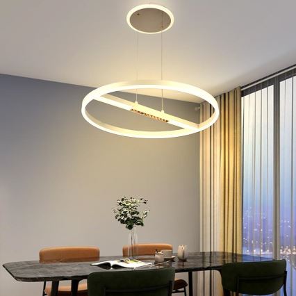 Dimbare LED hanglamp aan een koord LED/75W/230V 3000-6500K + afstandsbediening