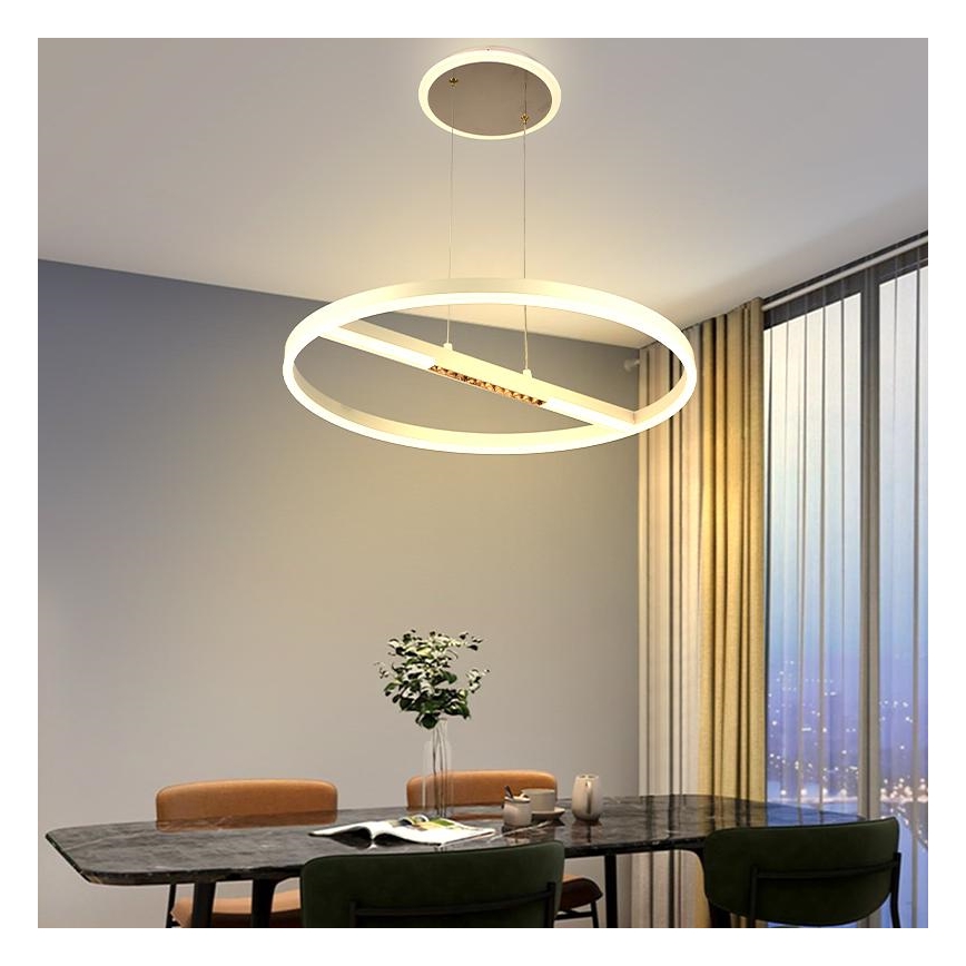 Dimbare LED hanglamp aan een koord LED/75W/230V 3000-6500K + afstandsbediening