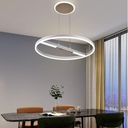 Dimbare LED hanglamp aan een koord LED/75W/230V 3000-6500K + afstandsbediening
