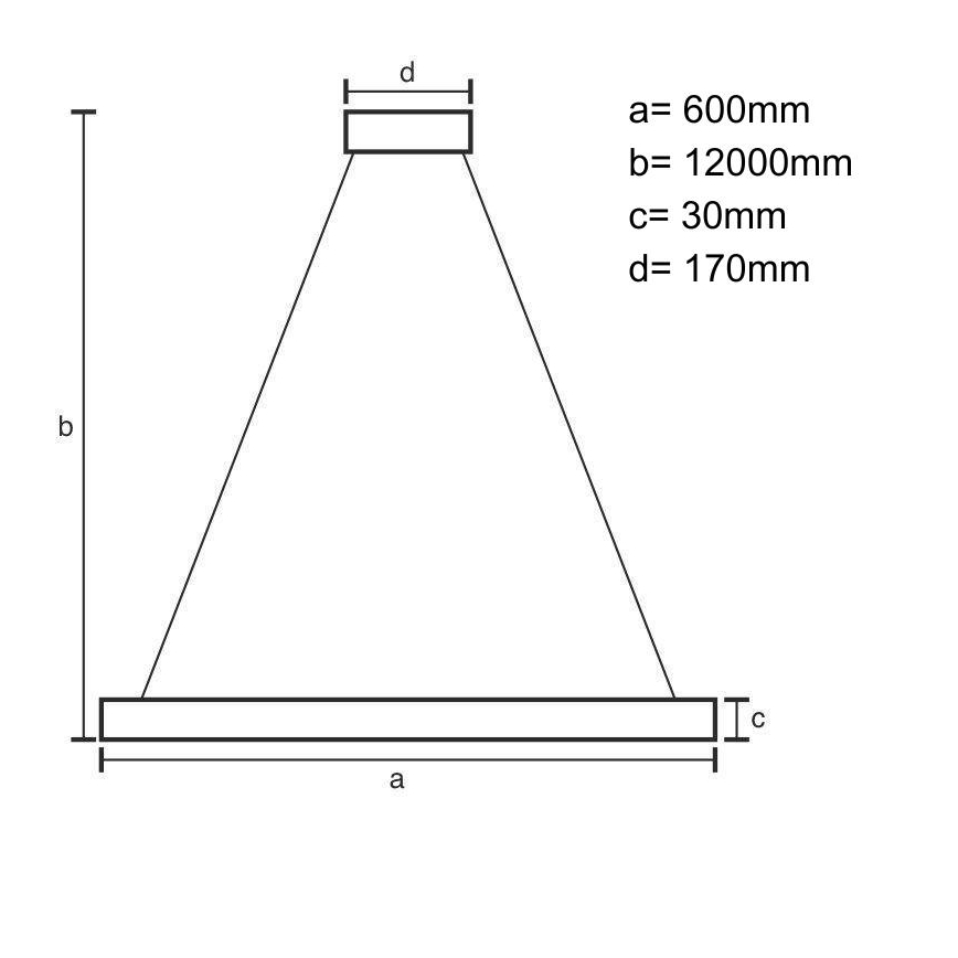 Dimbare LED hanglamp aan een koord LED/75W/230V 3000-6500K + afstandsbediening