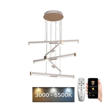 Dimbare LED hanglamp aan een koord LED/75W/230V 3000-6500K + afstandsbediening
