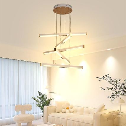Dimbare LED hanglamp aan een koord LED/75W/230V 3000-6500K + afstandsbediening