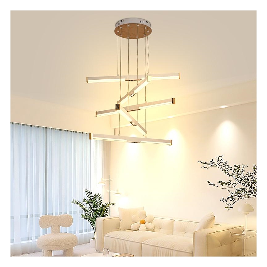 Dimbare LED hanglamp aan een koord LED/75W/230V 3000-6500K + afstandsbediening