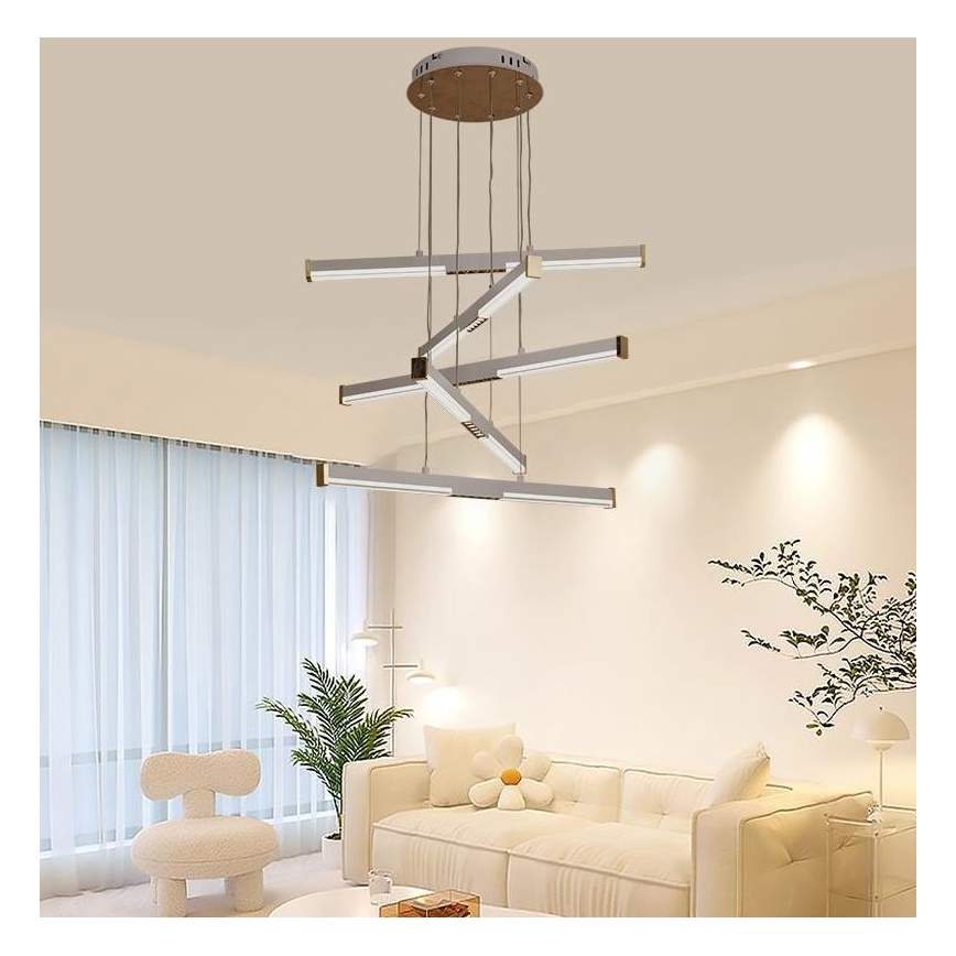 Dimbare LED hanglamp aan een koord LED/75W/230V 3000-6500K + afstandsbediening