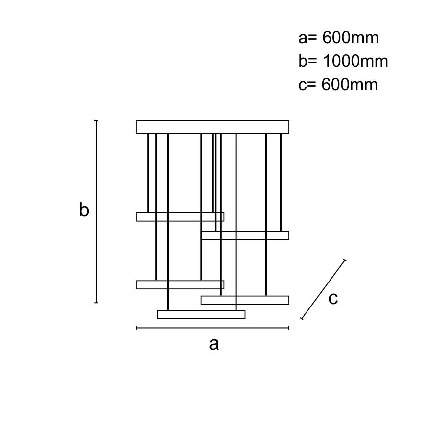 Dimbare LED hanglamp aan een koord LED/75W/230V 3000-6500K + afstandsbediening