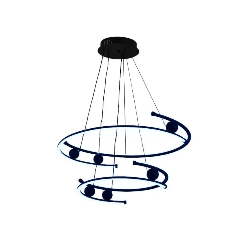 Dimbare LED hanglamp aan een koord LED/80W/230V 3000-6500K + afstandsbediening