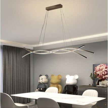 Dimbare LED hanglamp aan een koord LED/80W/230V 3000-6500K + afstandsbediening
