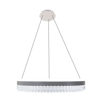 LED Dimbaar kristal Hanglamp aan een touw LED/80W/230V 3000-6500K wit + afstandsbediening