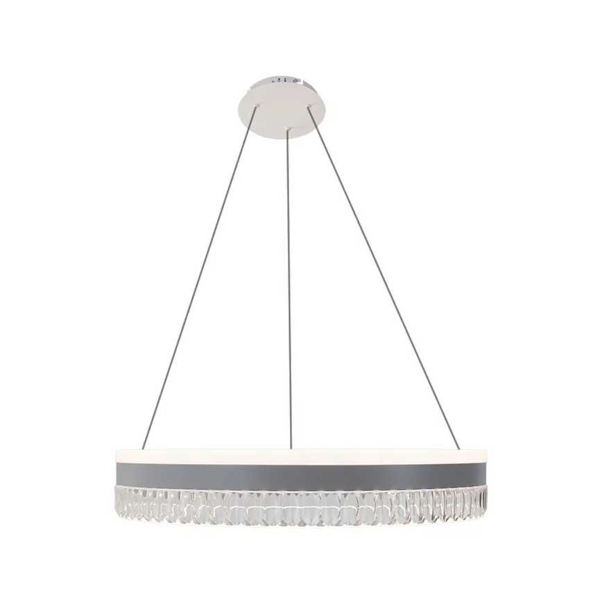 LED Dimbaar kristal Hanglamp aan een touw LED/80W/230V 3000-6500K wit + afstandsbediening