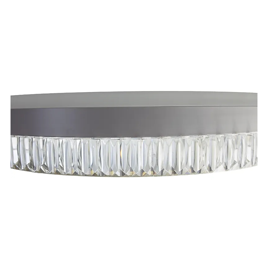 LED Dimbaar kristal Hanglamp aan een touw LED/80W/230V 3000-6500K wit + afstandsbediening