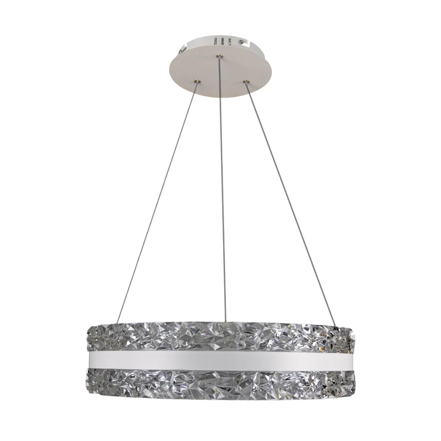 LED Dimbaar kristal Hanglamp aan een touw LED/80W/230V 3000-6500K wit + afstandsbediening