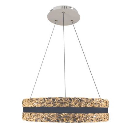 LED Dimbaar kristal Hanglamp aan een touw LED/80W/230V 3000-6500K wit + afstandsbediening