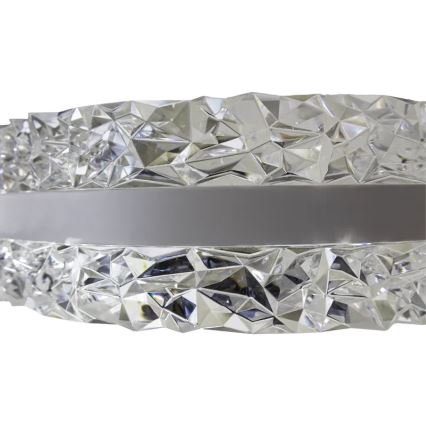 LED Dimbaar kristal Hanglamp aan een touw LED/80W/230V 3000-6500K wit + afstandsbediening