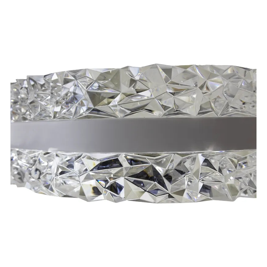 LED Dimbaar kristal Hanglamp aan een touw LED/80W/230V 3000-6500K wit + afstandsbediening
