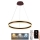 Dimbare LED hanglamp aan een koord LED/85W/230V 3000-6500K + afstandsbediening