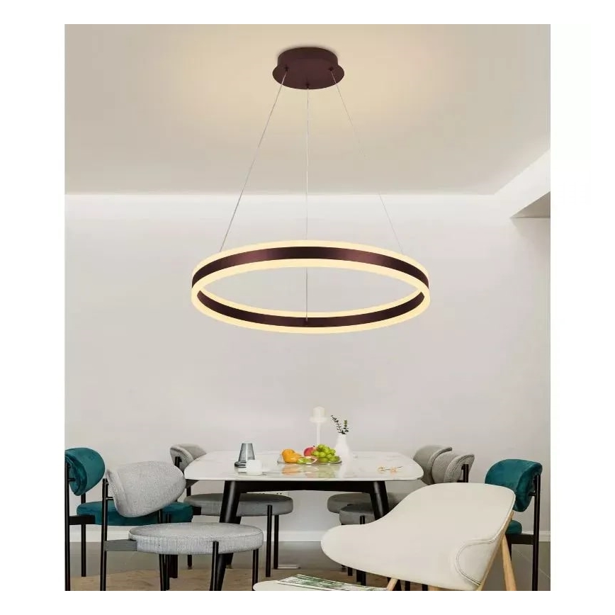 Dimbare LED hanglamp aan een koord LED/85W/230V 3000-6500K + afstandsbediening