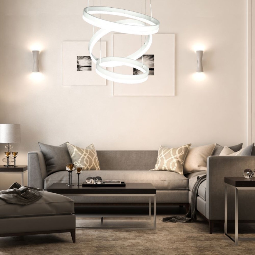 Dimbare LED hanglamp aan een koord LED/86W/230V 3000K wit