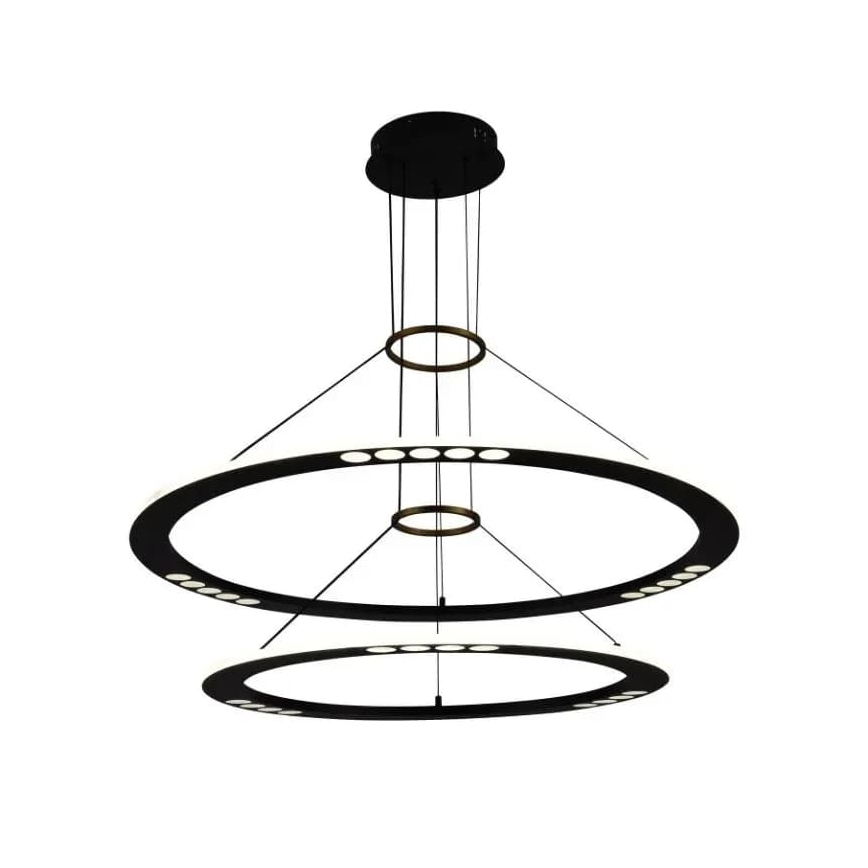 Dimbare LED hanglamp aan een koord LED/90W/230V 3000-6500K + afstandsbediening