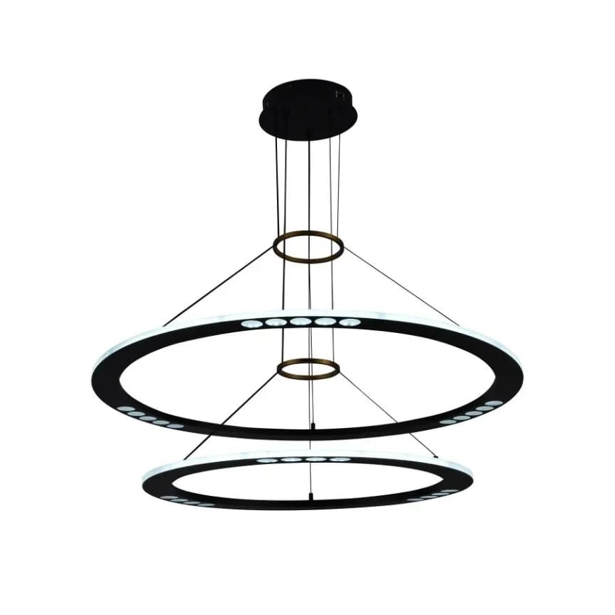Dimbare LED hanglamp aan een koord LED/90W/230V 3000-6500K + afstandsbediening