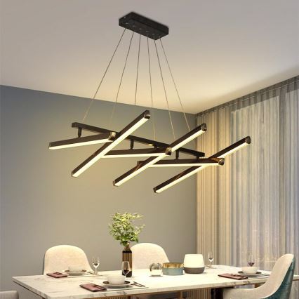 Dimbare LED hanglamp aan een koord LED/90W/230V 3000-6500K + afstandsbediening