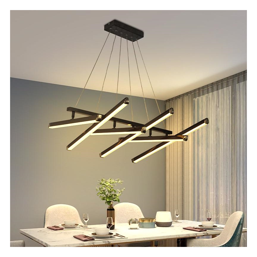 Dimbare LED hanglamp aan een koord LED/90W/230V 3000-6500K + afstandsbediening
