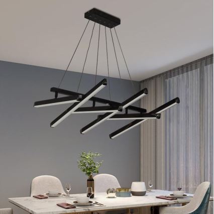 Dimbare LED hanglamp aan een koord LED/90W/230V 3000-6500K + afstandsbediening