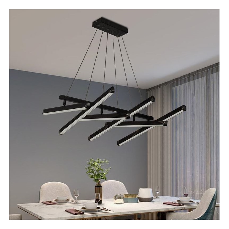 Dimbare LED hanglamp aan een koord LED/90W/230V 3000-6500K + afstandsbediening