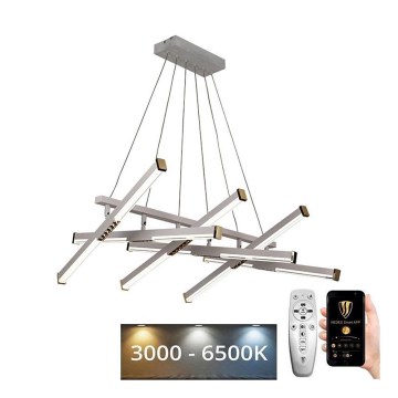 Dimbare LED hanglamp aan een koord LED/90W/230V 3000-6500K + afstandsbediening