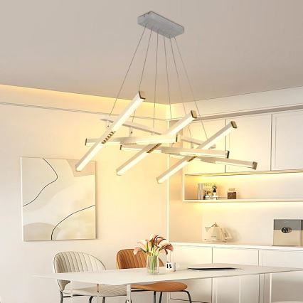 Dimbare LED hanglamp aan een koord LED/90W/230V 3000-6500K + afstandsbediening