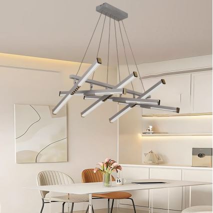 Dimbare LED hanglamp aan een koord LED/90W/230V 3000-6500K + afstandsbediening