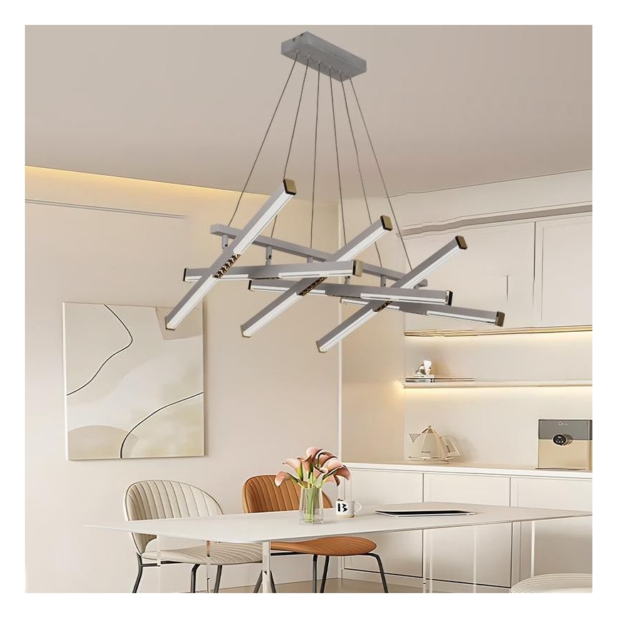 Dimbare LED hanglamp aan een koord LED/90W/230V 3000-6500K + afstandsbediening