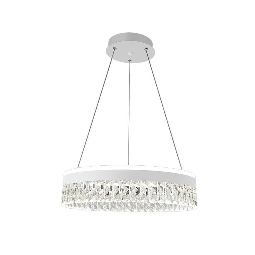 LED Dimbaar kristal Hanglamp aan een touw LED/90W/230V 3000-6500K wit + afstandsbediening