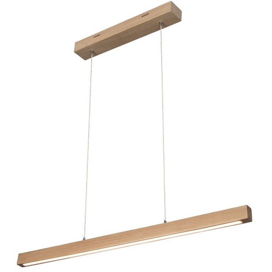 Dimbare LED hanglamp aan een koord SMAL LED/12W/230V eiken