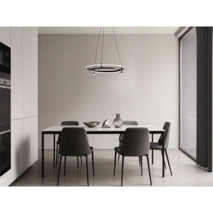 LED dimbare hanglamp aan kabel LED/100W/230V 3000-6500K pr. 60 cm + afstandsbediening