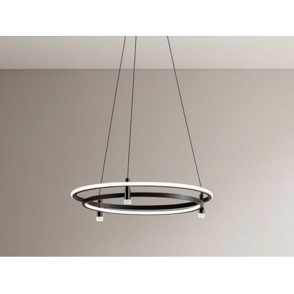 LED dimbare hanglamp aan kabel LED/100W/230V 3000-6500K pr. 60 cm + afstandsbediening