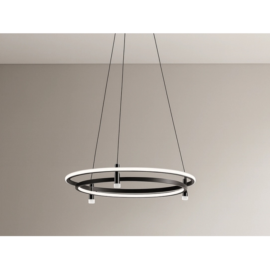 LED dimbare hanglamp aan kabel LED/100W/230V 3000-6500K pr. 60 cm + afstandsbediening