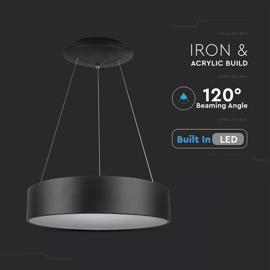 Dimbare LED-hanglamp aan kabel LED/30W/230V