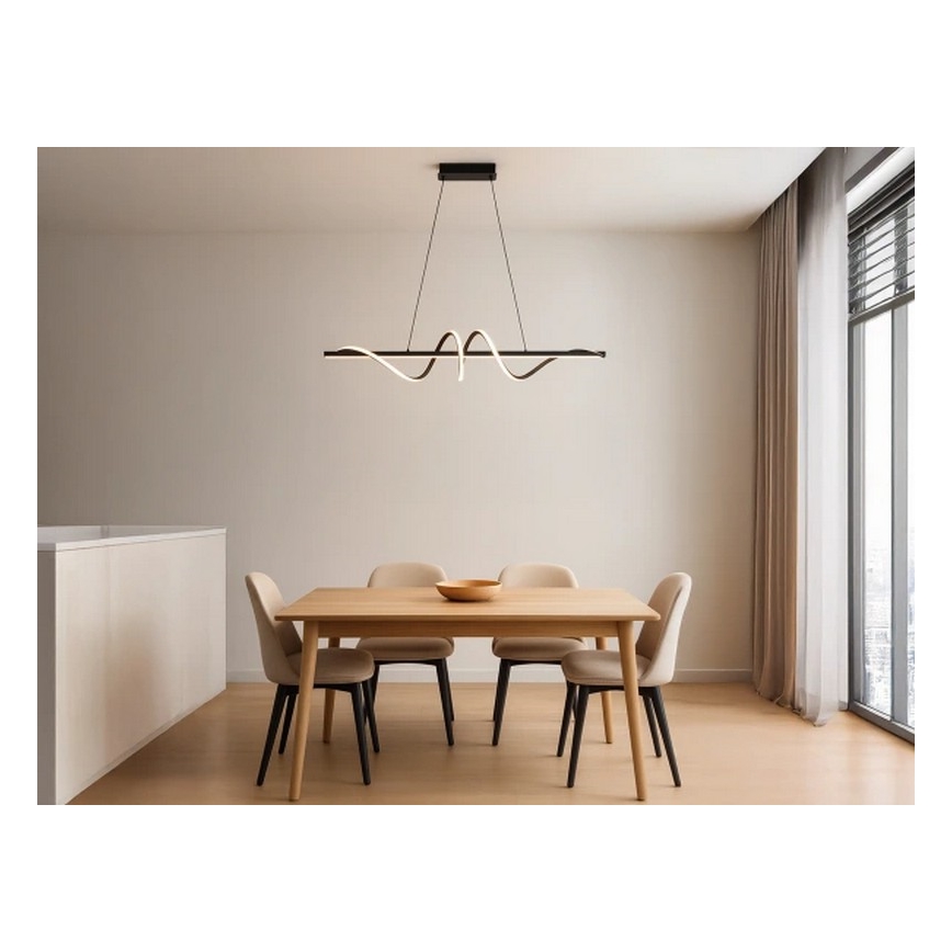 Dimbare LED-hanglamp aan kabel LED/50W/230V 3000-6500K 100 cm + afstandsbediening