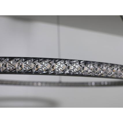 Dimbare LED-hanglamp aan ophangkabel LED/90W/230V 3000-6500K Ø 60 cm + afstandsbediening